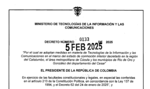 Decreto 0133