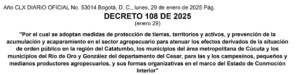 Decreto 0108